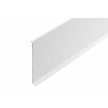 ALIUMINĖS GRINDJUOSTĖS LP100 (Baltos).250x10.0x1.0 cm.